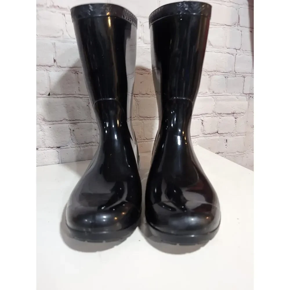 UGG Sienna Women's Sz 7 Black Rubber Rain Boots